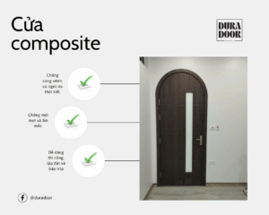 Cấu tạo cửa nhựa gỗ composite