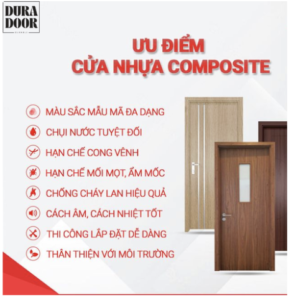 cửa nhựa composite cách nhiệt tốt
