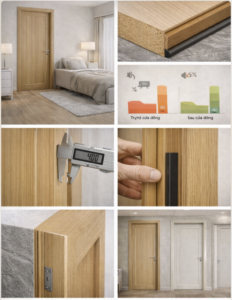 cửa nhựa composite có cách âm không